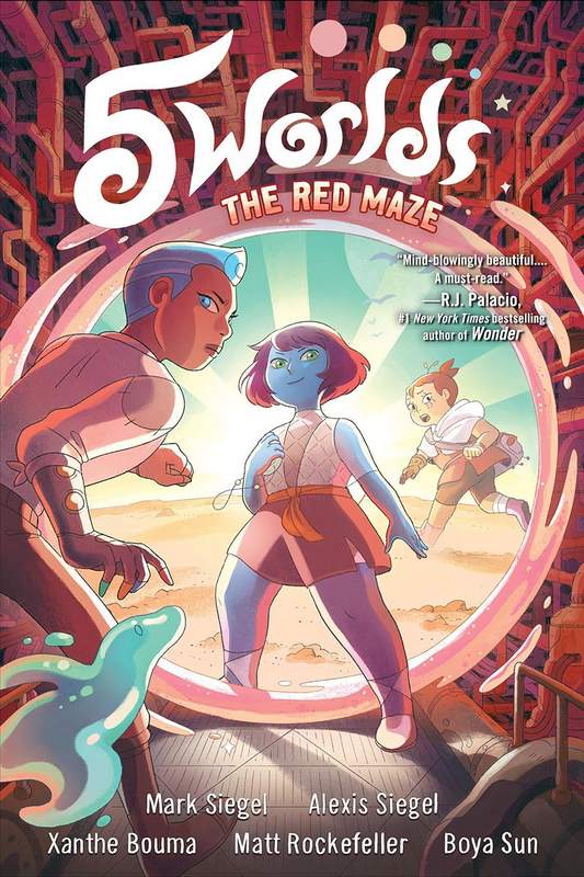 5 Worlds Book 3: The Red Maze - by Alexis Siegel - Paperback Book | BookClub