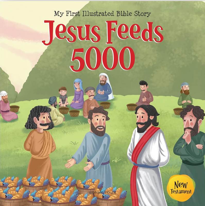 Bible New Testament: Jesus Feeds 5000 - Paperback Book | BookClub