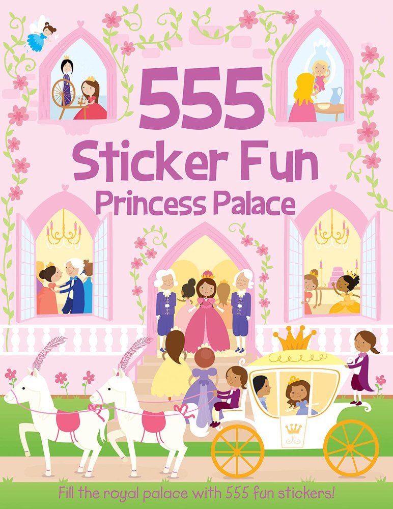 555 Sticker Fun Princess Palace - by Susan Mayes - Paperback Book | BookClub