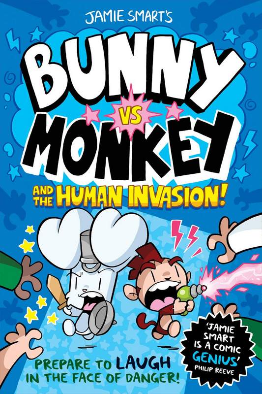 Bunny vs Monkey and the Human Invasion - by Jamie Smart - Paperback Book | BookClub