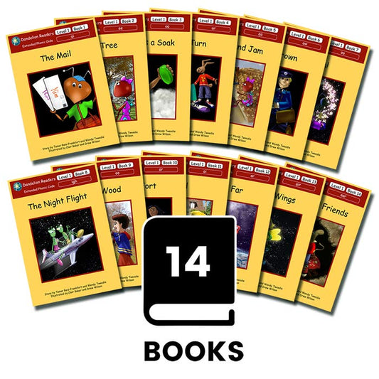 Dandelion Readers Level 1 Units 1-14 - by Tamar Reis-Franfort - Paperback Book | BookClub