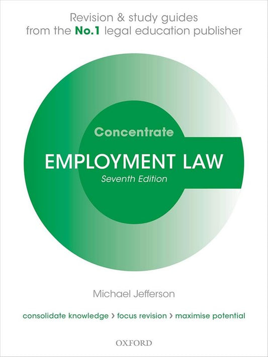 Concentrate Employment Law - by Michael Jefferson - Paperback Book | BookClub