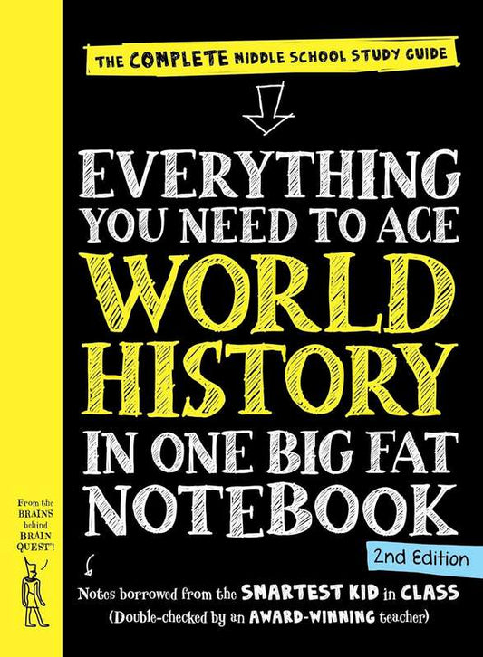 Everything You Need to Ace World History in One Big Fat Notebook - by Ximena Vengoechea (author), - Paperback Book | BookClub