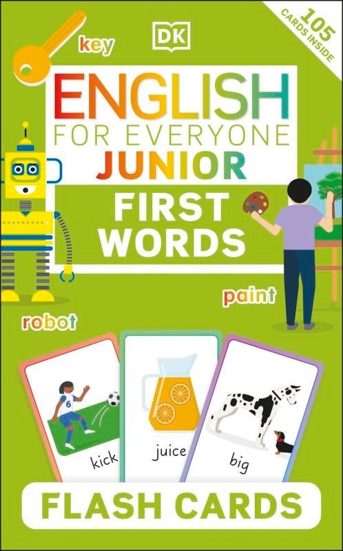 First Words Flashcards: English for Everyone Junior - by DK - Book | BookClub