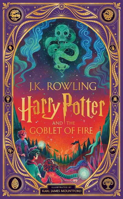 Harry Potter and the Goblet of Fire: Illustrated by Karl James Mountfort (MinaLima Style) - by J.K. Rowling - Hardback, Special Edition Book | BookClub