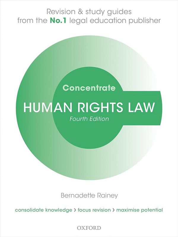 Concentrate Human Rights Law - by Bernadette Rainey - Paperback Book | BookClub