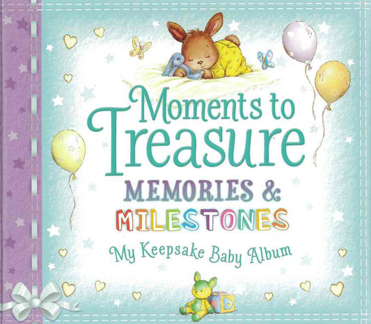 Moments to Treasure: Memories & Milestones - by Angela Hicks (artwork), - Hardback Book | BookClub