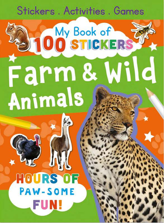 Farm & Wild Animals: My Book Of 100 Stickers - by North Parade Publishing (creator) - Paperback Book | BookClub