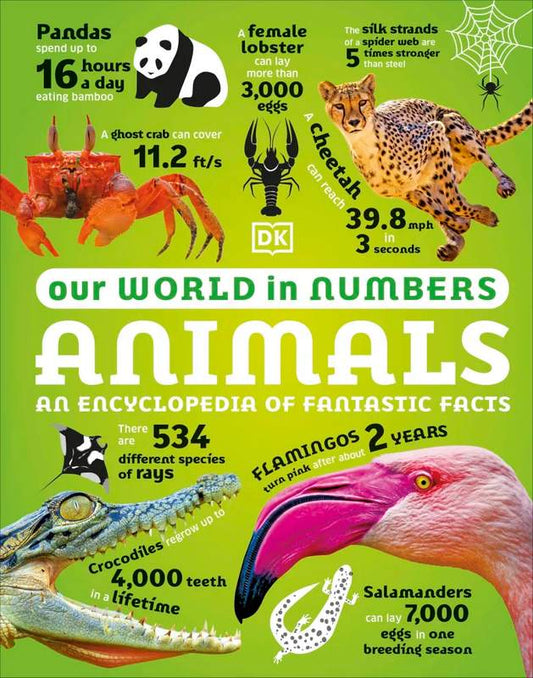 Our World in Numbers: Animals - by Richard Mead, - Hardback Book | BookClub
