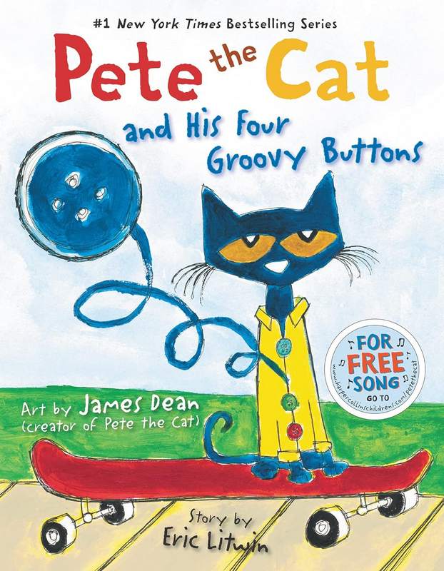 Pete the Cat and his Four Groovy Buttons - by Kimberly and James Dean - Book | BookClub