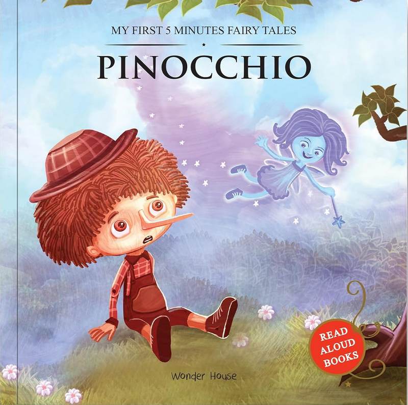 Pinocchio : My First Five Minutes Fairy Tales - by Wonder House Books - Paperback Book | BookClub