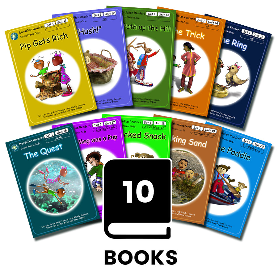 Dandelion Readers, Set 1 Units 11-20 - by Tamar Reis-Franfort - Paperback Book | BookClub