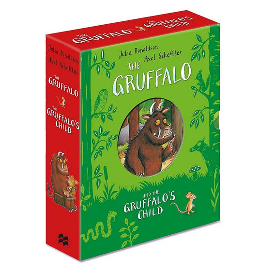 The Gruffalo and the Gruffalo’s Child Board Book Gift Slipcase (Boardbook) - by Axel Scheffler - Board Book Book | BookClub