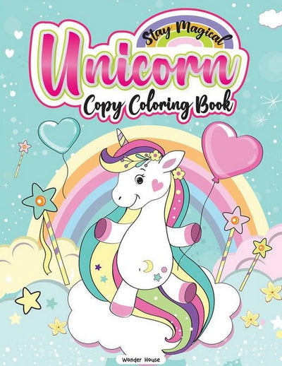 Stay Magical Unicorn Copy Coloring Book
