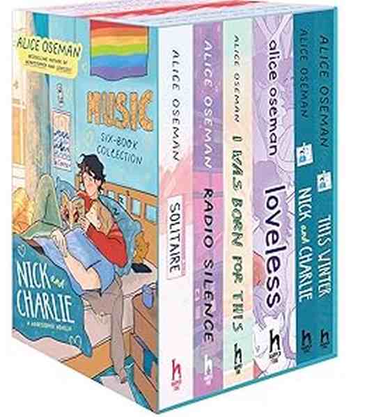 Alice Oseman Six-Book Collection Box Set (Solitaire, Radio Silence, I Was Born For This, Loveless, Nick and Charlie, This Winter) - by Alice Oseman - Paperback Book | BookClub
