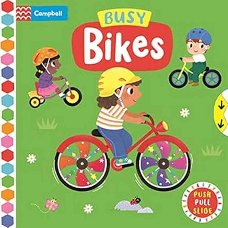 Busy Bikes - by Yi-Hsuan Wu (artist) - Board Book Book | BookClub