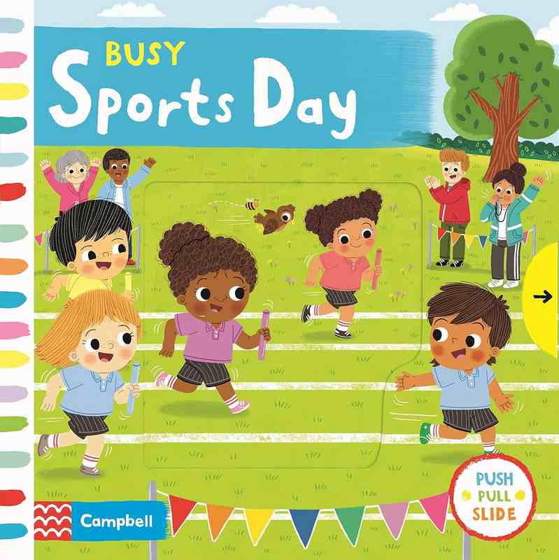Busy Sports Day - by Louise Forshaw (artist) - Board Book Book | BookClub